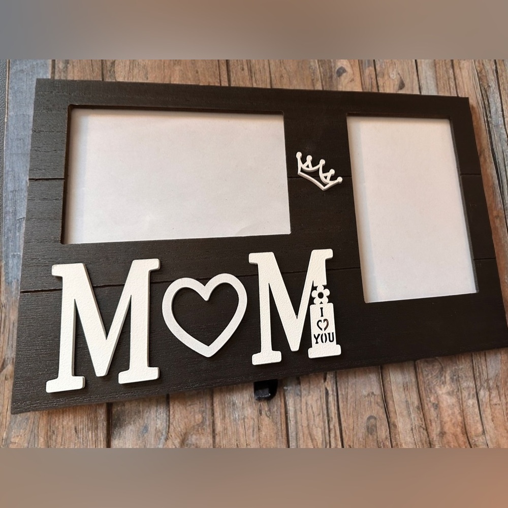 NEW Mom Picture Frame Gifts from Daughter/Son Holds‎ 2 4x6 Inch Pictures